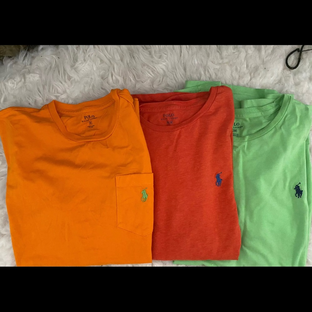 Lot of 3 Ralph Lauren men T-shirts size M